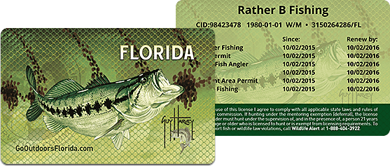 Florida freshwater fishing licenses- wildlife management area