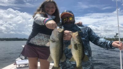 Summer Butler Chain of lakes Bass Fishing