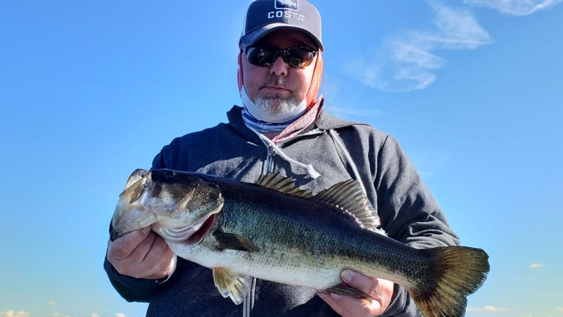 January Kissimmee Bass Fishing 4