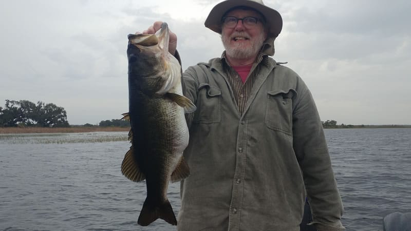 January Kissimmee Bass Fishing 7