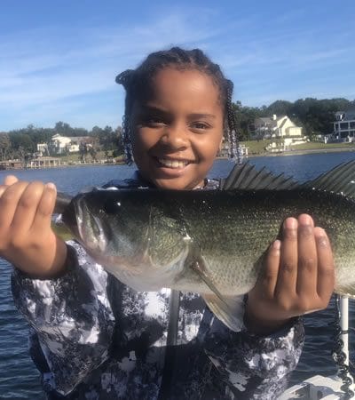 Cindy on Lake Butler Fishing Charters
