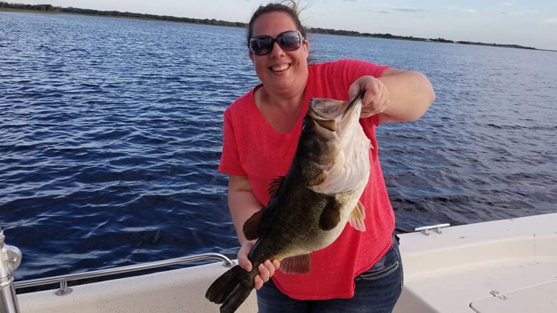 trophy bass fishing guide in orlando area