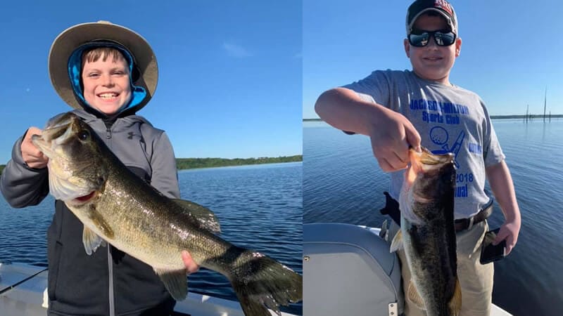 Double Largemouth Bass Fishing Charters for Trophy Fish