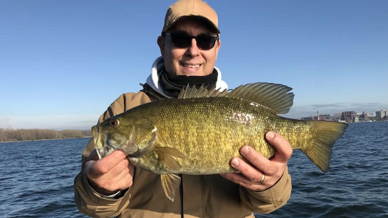 Early spring bass migration