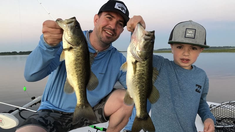 Orlando fishing guides at Richardson's fish camp 