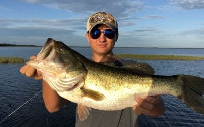Schooling Summer Largemouth Bass Fishing in Central Florida