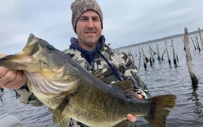 December Rodman Reservoir Fishing for Florida Largemouth Bass