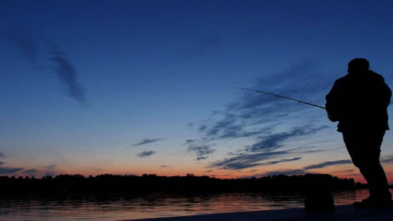 Night fishing for Bass