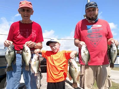 long pole crappie fishing