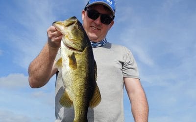 Father Son Fishing Kissimmee Florida for Largemouth Bass on Lake Toho