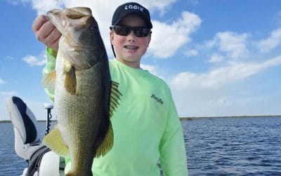 March Florida Okeechobee Fishing for Largemouth Bass