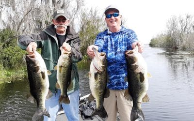 March Harris Chain Fishing Report for Trophy Largemouth Bass