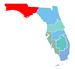 Florida Panhandle Fishing Region Map