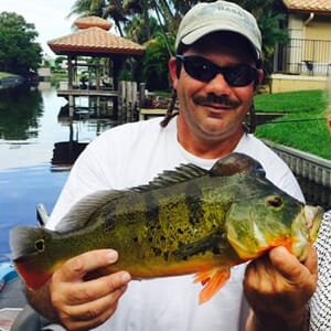Capt Brett Isackson-peacock bass fishing- Fort Lauderdale