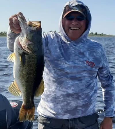 Florida Anglers A Giant bass on Harris Chain of Lakes