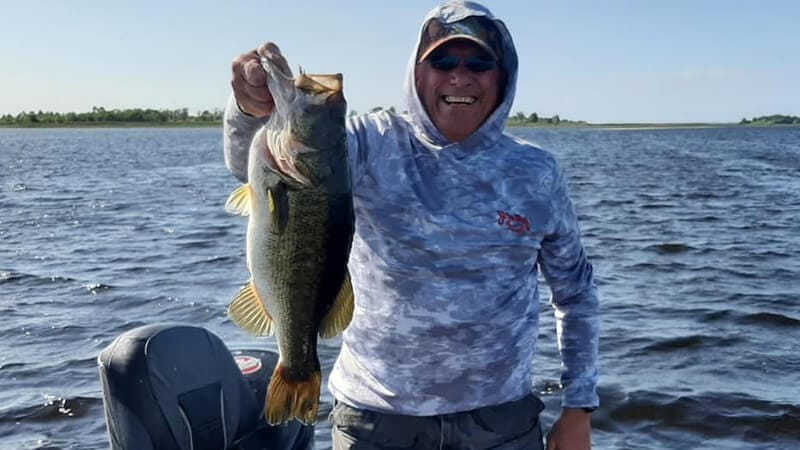 A Giant bass on Harris Chain of Lakes