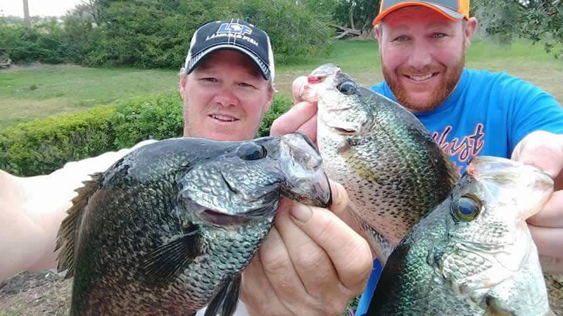 catch crappie with light line