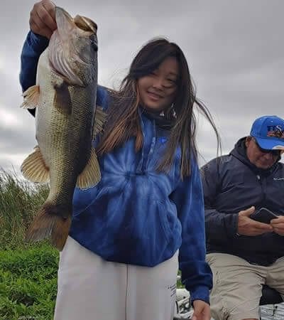 Guided bass fishing in Florida