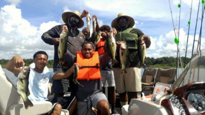 Florida pontoon fishing boat-Orlando fishing trips