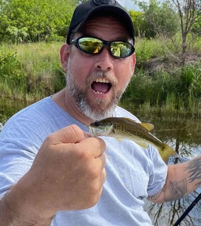 Excited by Largemouth bass