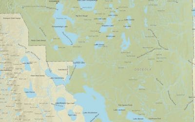 Osceola County Lakes : Endless Chain of lakes