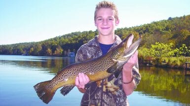 Lake Burton is a must-visit for trout anglers