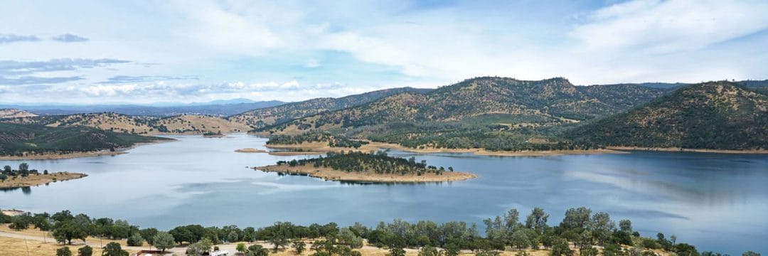 New Hogan Lake in California