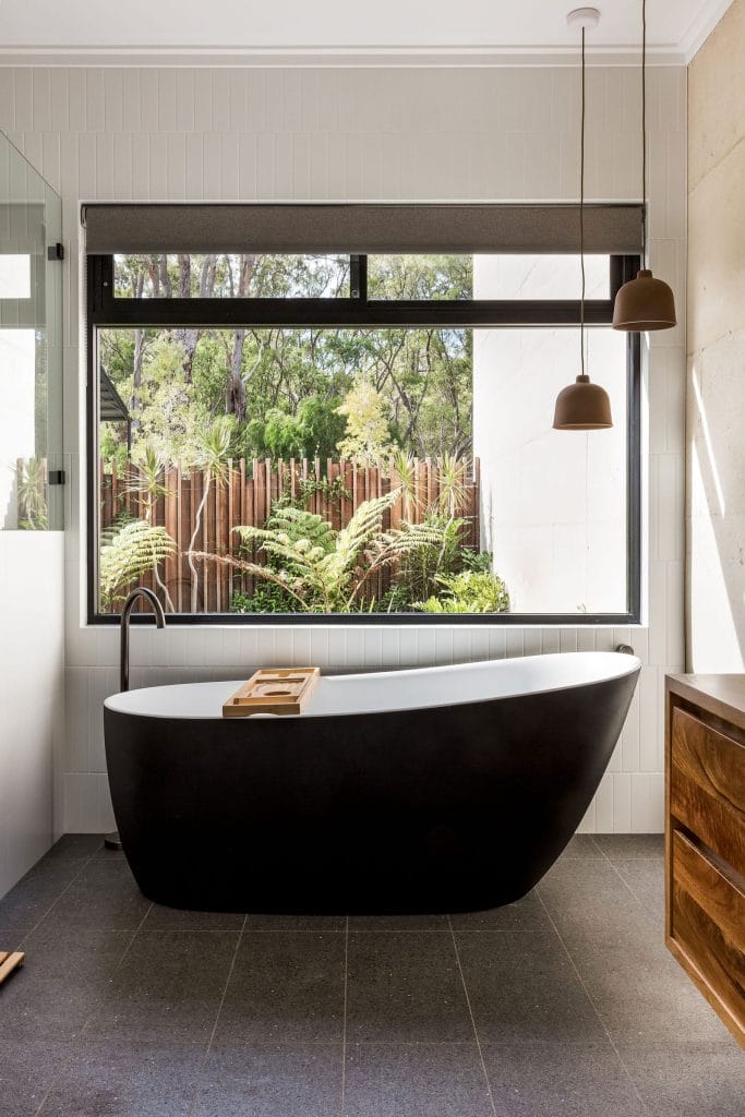 Photo of freestanding bathtub